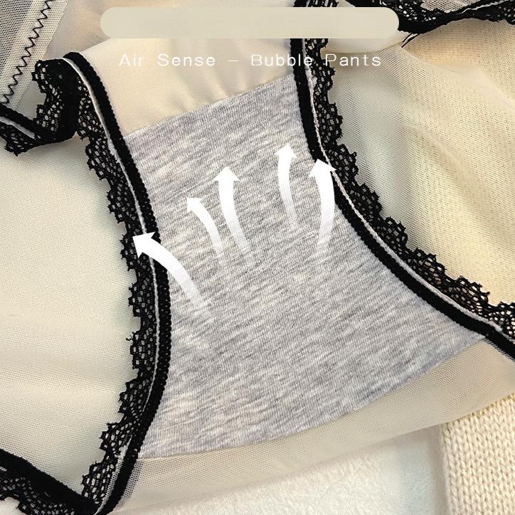 High Luxury Satin Lace Patchwork Pure Desire Sexy Panties Triangle Women’s Panties