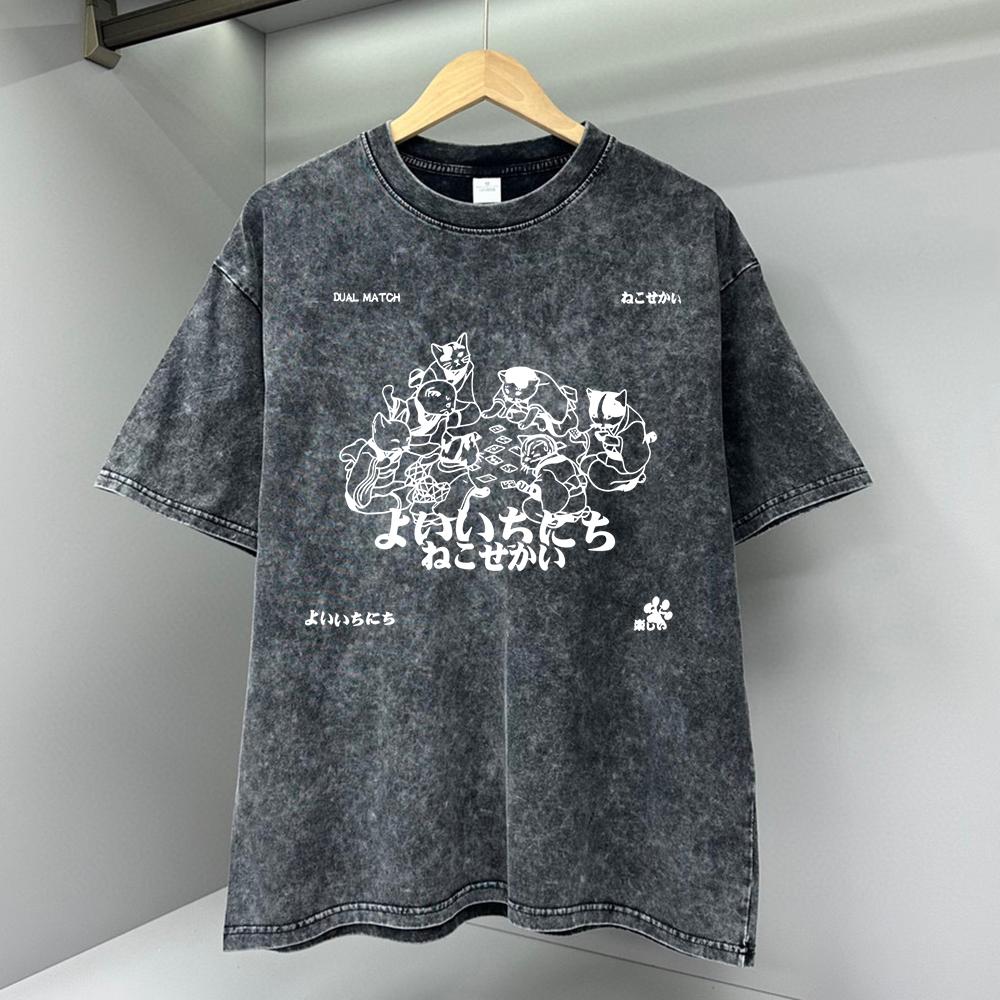 It'S Like A New Year American Retro Fun Men T-Shirts Cotton Oversized Short Sleeve Shirt Loose T-Shirt Tops