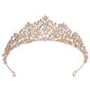 Bridal Crown Colorful Rhinestone Headband Baroque Alloy Crown Wedding Dress Accessories Hair Accessories