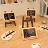 Деревянный кукольный мольберт Миниатюрная меловая доска Украшение