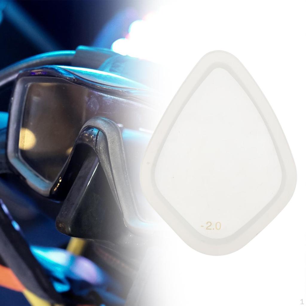 Очки для дайвинга с линзами для близорукости Прозрачные для мужчин, женщин, взрослых для подводных занятий