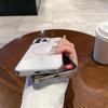 Применимо к чехлу для мобильного телефона iPhone17 полностью прозрачный высокая четкость тонкое кольцо магнитное всасывание Apple 16PROMAX противоударный 14 защитный чехол