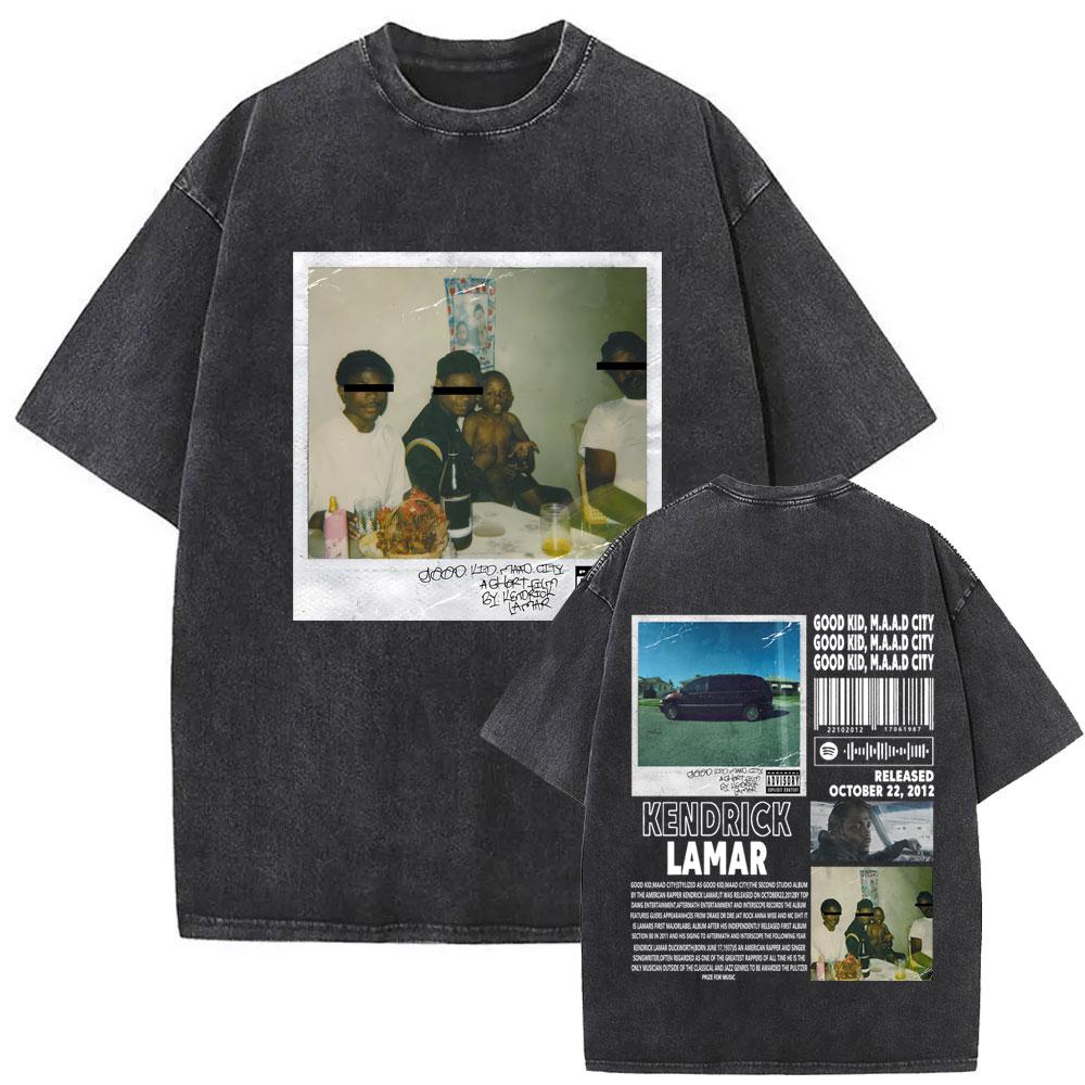 Limited Rapper Kendrick Lamar They Not Like Us Washed Vintage Tshirt Summer Men Women Hip Hop Oversized Street Crewneck T Shirt