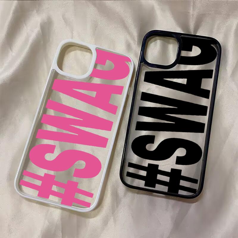SWAG Чехол с буквами для Samsung Galaxy S26 S25 Ultra S21 S23 FE S24 A56 A55 A54 A53 A52 A35 A34 A06 A16 A15 Ударопрочный чехол