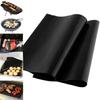Reusable Non-stick BBQ Grill Mat Pad Baking Sheet Portable Outdoor Picnic Heat Resistant Cooking Barbecue Oven Tool 0.08mm Thick