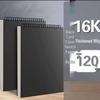 Плотный sketchbook в твердом переплете формата А4 - Идеально подходит для цветных карандашей, маркеров и акварельных ручек