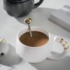 Милая кошачья кофейная кружка Подарки для любителей кошек Керамическая чашка Новая кружка с крышкой и ложкой Рождественские подарки на день рождения Подарок для детей