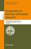 Книга Perspectives In Business Informatics Research : 18th International Conference, BIR 2019, Katowice, Poland, September 23-25, 2019, Proceedings : 365