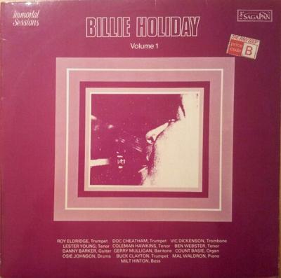 Виниловая пластинка BILLIE HOLIDAY Billie Holiday Том 1 PAN6905 SAGAPAN 1972 Великобритания Джаз Б/у