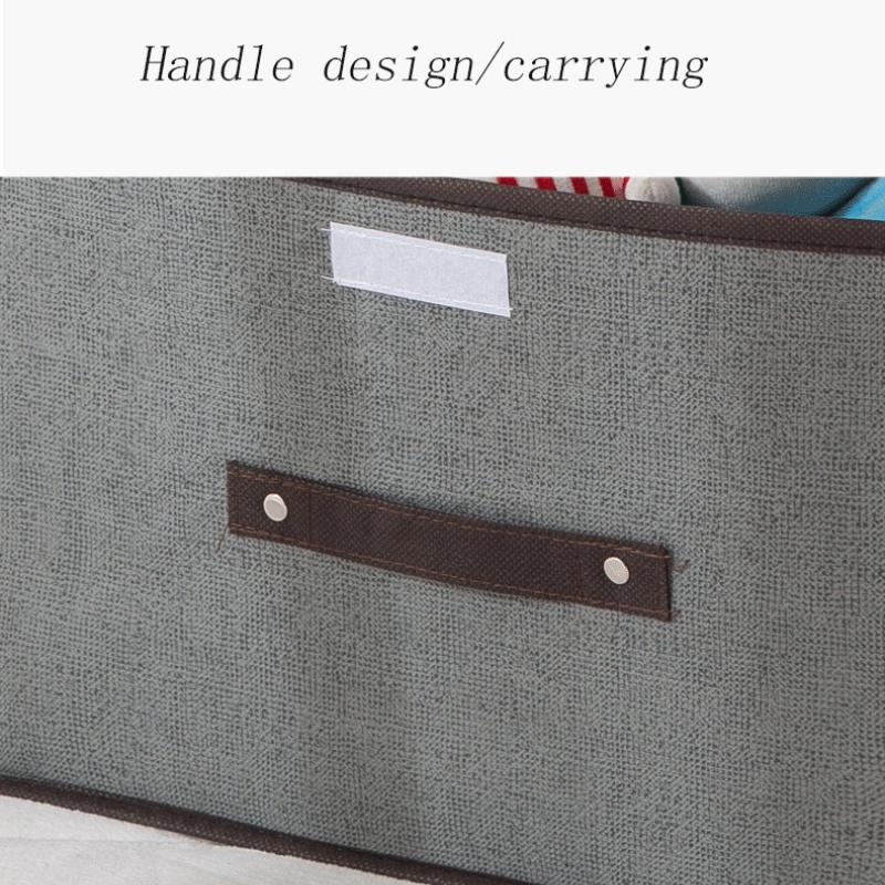 1Pc Clothing Storage and Organization Sundries Organizer for Underwear Dustproof Non-woven Multi-function Foldable Box Home
