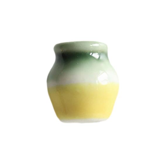 1/2 шт. Мини-керамическая ваза Магнит на холодильник Дом Офис Кухня Шкаф Холодильник 3D Миниатюрная ваза для цветов Горшок Магнитное украшение Орнамент