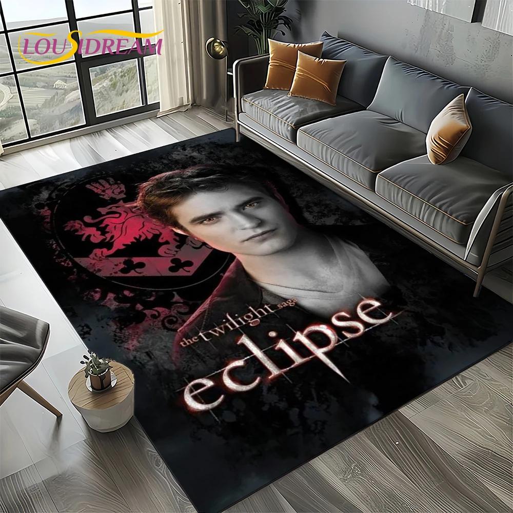 Twilight Saga Series Edward Bella Movie Carpet Rug for Living Room Bedroom Home Sofa Decoration,Kids Area Rug Non-slip Floor Mat