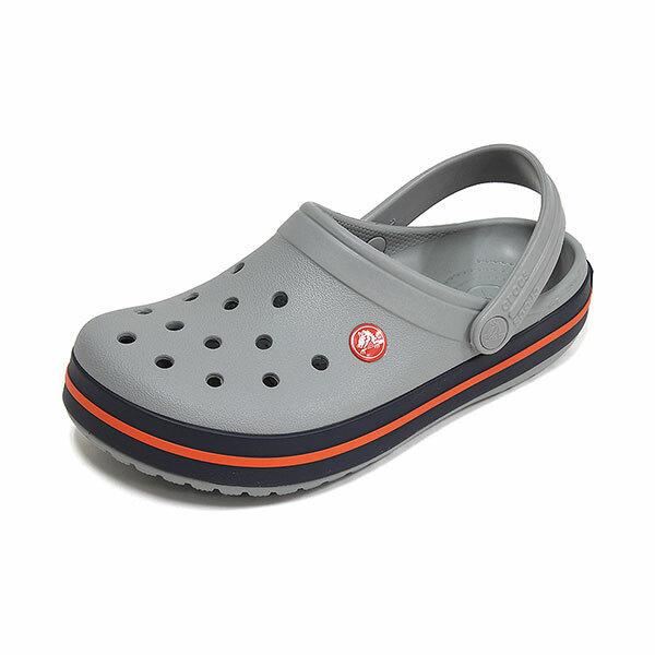 Crocs Сандалии-тапочки Crocband Clog Slipper светло-серые 11016 01u