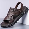 Сандалии Мужские 2025 Новые Повседневные Туфли на Платформе Модные Шлепанцы Износостойкие Двойного Назначения Большого Размера Шлепанцы Мужские