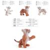 Realistic Tiger Lion Wildlife Baby Figures Pvc Collectible For Childrens Educational Gifts