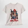 Футболка из плотного хлопка Red Sonja, Унисекс футболка с графикой, Винтажная футболка с комиксом Red Sonja