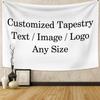 Персонализированный гобелен с текстом/изображением/логотипом/размером для дома, спальни, гостиной, квартиры, общежития, настенное эстетическое украшение