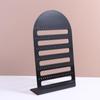 Fashion Clear Acrylic Multi-Hole Jewelry Display Holders Portable Ear Holder Earring Show Stand