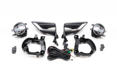 Противотуманки LED с кронтшейнами (2 шт, 2017-2025) для Toyota Land Cruiser Prado 150