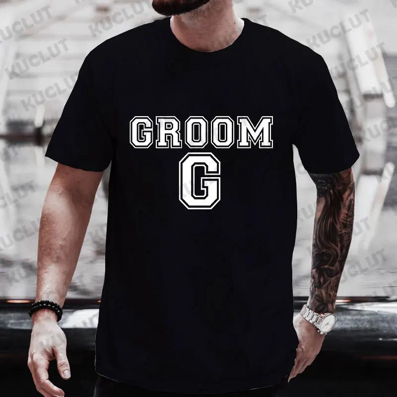 Футболка с надписью «Groom Squad» для лучшего парня, футболка с надписью «Future Groom», футболка с надписью «Friends Single Farewell», модные графические топы, футболки для вечеринки «Bachelor Stag Party»