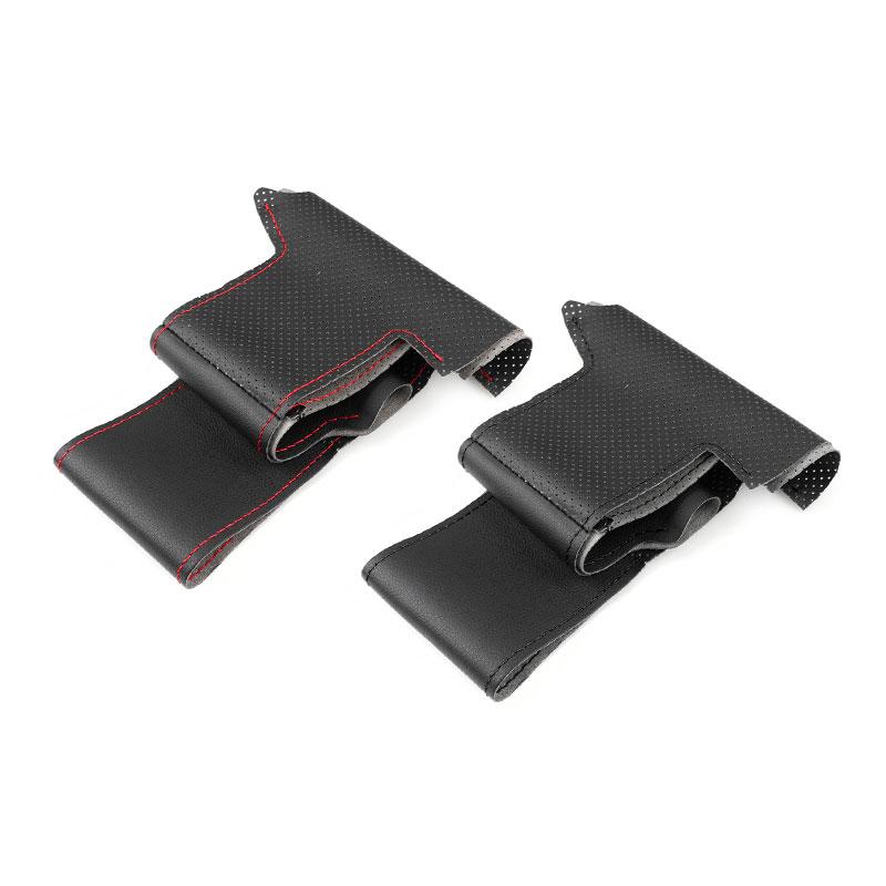 Для Skoda Octavia Superb 2009-2013 Citigo Fabia Roomster 2011 2012 автомобильный чехол на руль из перфорированной кожи внутри