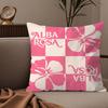 Fashion AALBA RROSA Pillow Case Silky elegant Comfort Sofa Bed Invisible zipper