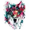Full 5D Diy Diamond Painting Color Wolf Head Diamond Embroidery Full Lay Anime Cross Stitch Kits Home Decor Handmade Gift