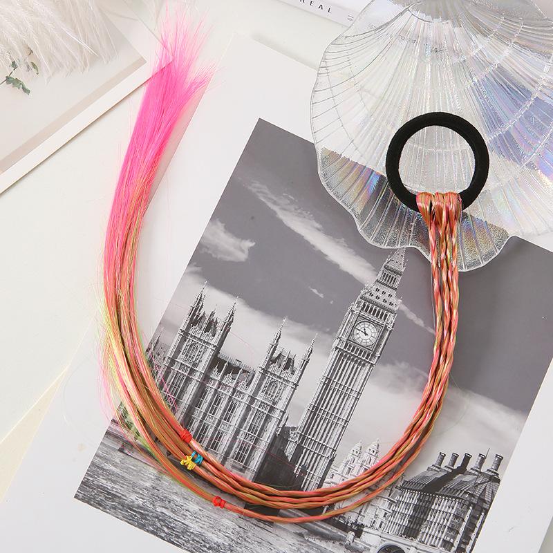 3 шт. простая детская резинка для волос резинка аксессуары для волос детский парик повязка на голову для девочек твист коса веревка головной убор детский подарок