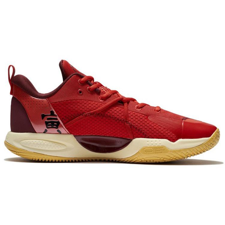 Баскетбольные кроссовки Li Ning Speed 8 Мужские Низкие Огненно-красный/Глубокий каштаново-красный ABPS003-5