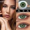 Eyeshare Новые 2 шт. цветные контактные линзы натуральные черные контактные линзы сапфировые линзы для очков коричневые контактные линзы зеленые модные линзы