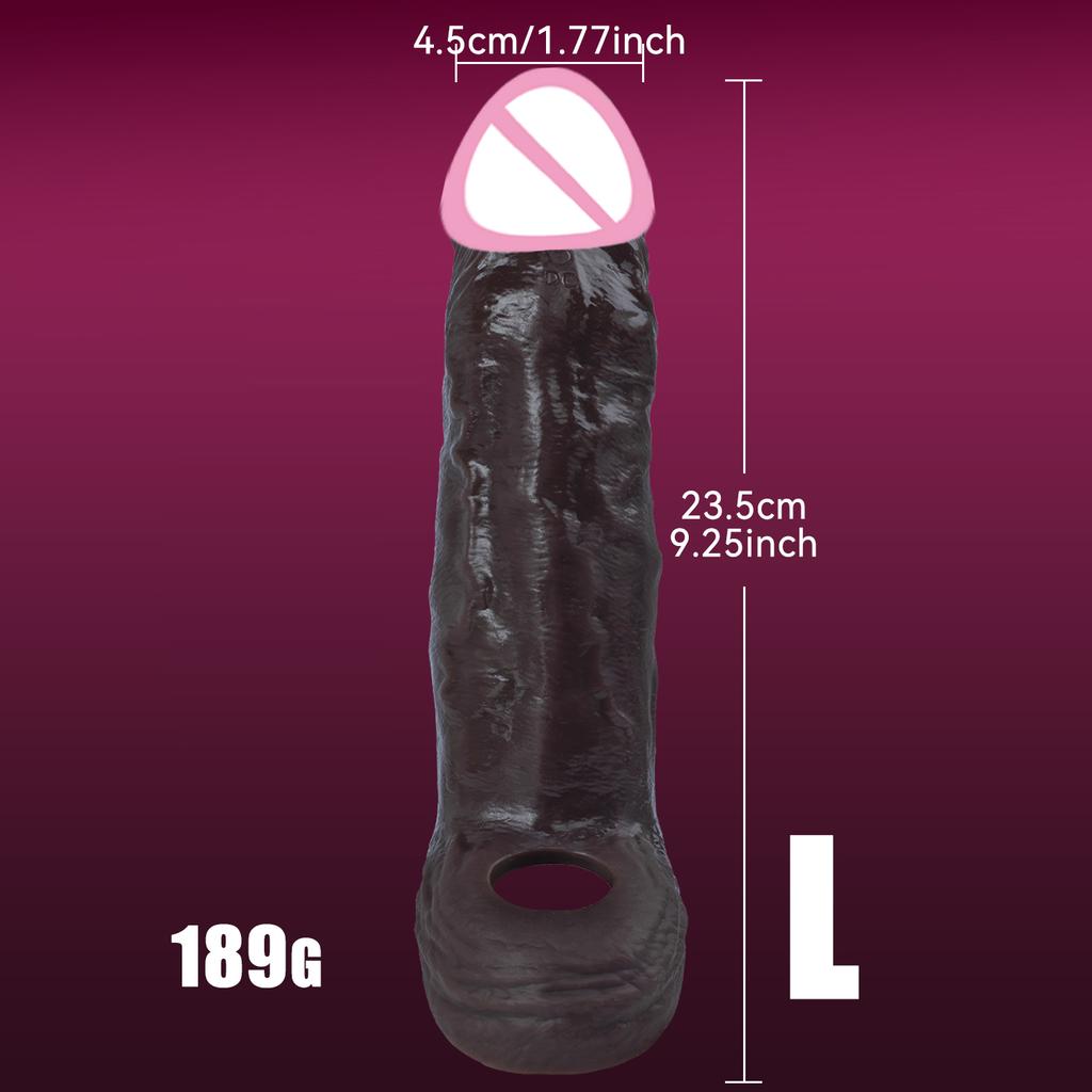 Товары для взрослых Рукав для члена Рукав для члена для мужчин Силиконовый Многоразовый Задержка Эякуляции Рукав для пениса для мужчин Кольцо на член Секс-игрушки