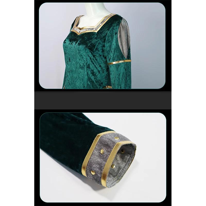 Disfraz Fiona Princess Cosplay Costume Women Dress Halloween Carnival Party Outfits