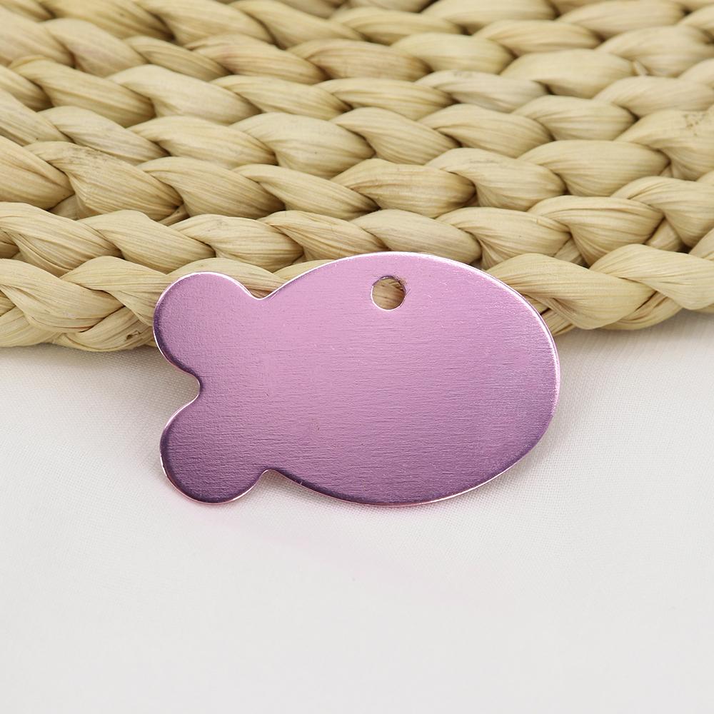 20 шт. оптовая продажа идентификационных жетонов для собак и кошек, персонализированные идентификационные жетоны для домашних животных из сплава с изображением рыб, жетоны для имен щенков и котят, аксессуары, индивидуальные для собак и кошек