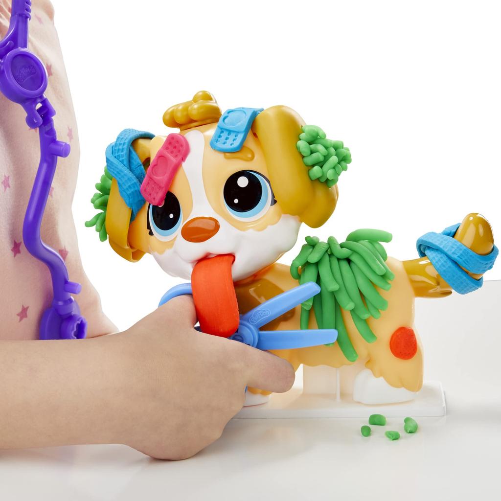 Hasbro Clay Dog Dog 10 5 Clay Ages Wheat Authentic Play-Doh Doctor, Toy, Tools, Colors, 3+, Clay, F3639,