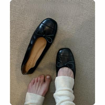 Супермягкие одинарные туфли Женские балетки на плоской подошве Обувь на мягкой подошве