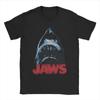 Jaws From Below T Shirts Vintage Leisure Versatile Casual Men Women Cool Harajuku Short Sleeve Cotton Summer Fashion Unisex Tops