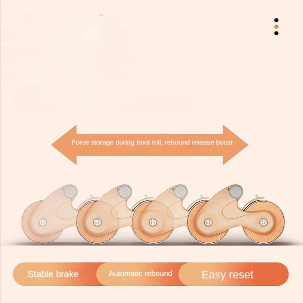 Тренажер-планка Push Up, здоровое колесо для брюшного пресса, автоматический отскок, тренировка мышц живота, бытовая модель