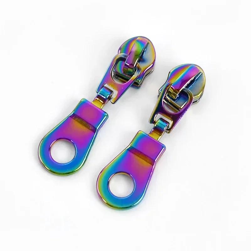 5-30Pcs Meetee 5# Nylon Zipper Sliders for Bags Garment Decor Zippers Puller Tents Home Textiles Zip Repair Sewing Accessories