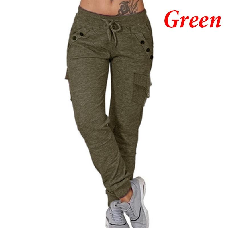 Новые высококачественные женские модные повседневные брюки, свободные брюки с высокой талией, эластичные узкие спортивные брюки