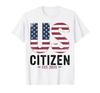 Футболка с надписью «Гражданин США Est 2025» для иммиграции в Америку