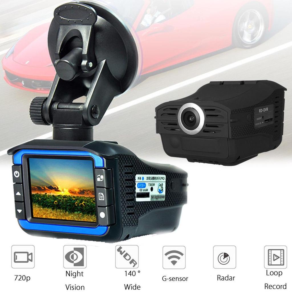 VG3 Electronic Vehicle Radar & Dashcam with Multi-Voice Alerts