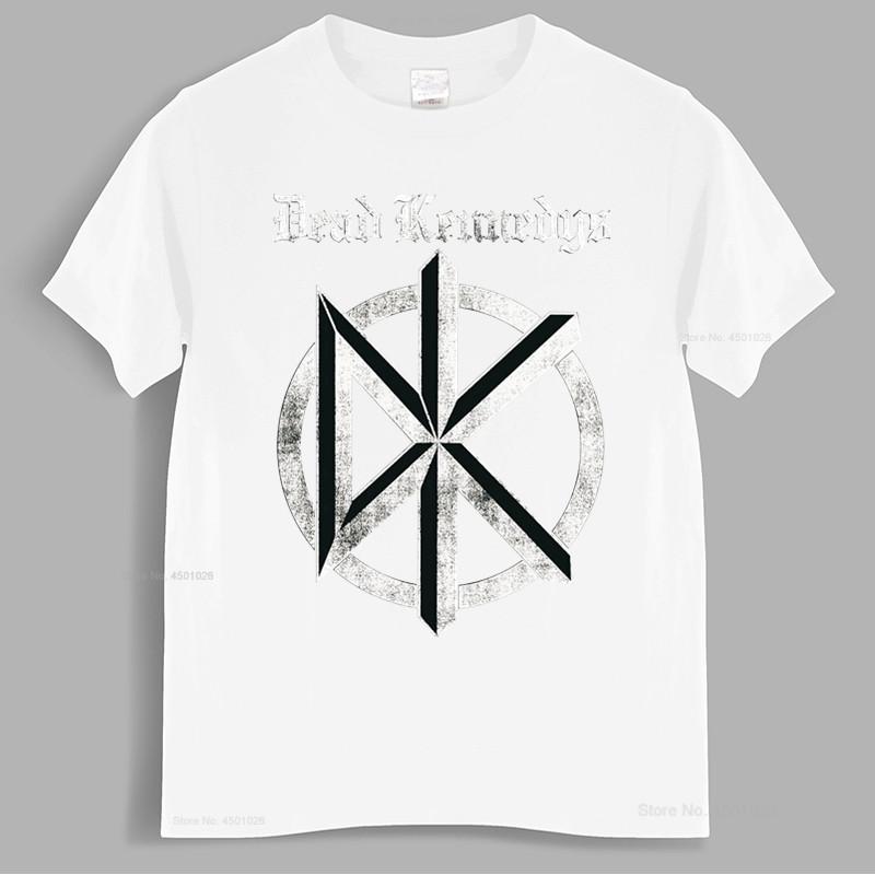 China Style Fashion Rock Authentic Dead Kennedys Distress Old English vintage Logo Symbol Emblem Tshirt Band Logo Tee Shirt For