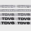 3D ABS Chrome Letters Logo Car Rear Trunk Emblem Badge Stickers for La-nd Ro-ver Dis-covery Ra-nge Rov-er D-efender Accessories