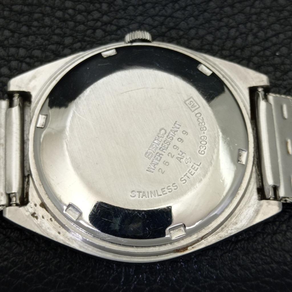 Seiko АВТОМАТИЧЕСКИЕ 6309A ВИНТАЖНЫЕ ЯПОНСКИЕ МУЖСКИЕ ЧАСЫ ЗЕЛЕНОГО ЦВЕТА a701452-5