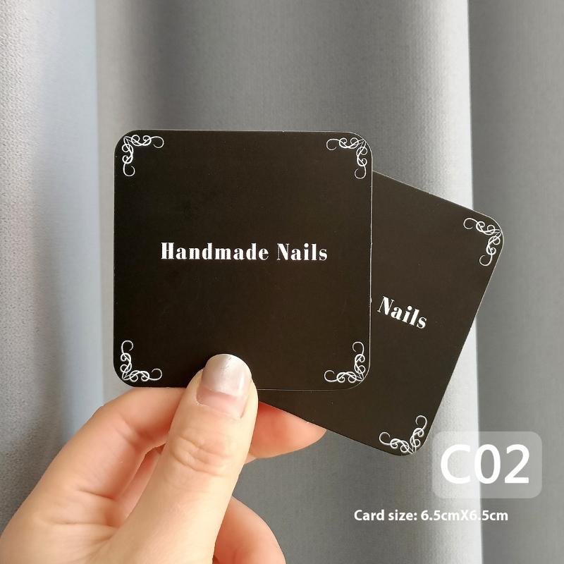 20 листов Накладные ногти Пресс-он Нижний цветочный узор Картонный фотореквизит Ручная работа Искусственные ногти Арт-типсы Дисплей Шоу-карточка Инструменты для маникюра