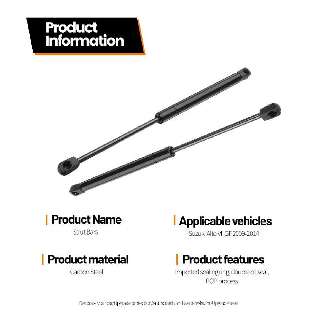 Rear Trunk Tailgate Strut For Suzuki Alto VII GF 2009-2014 2pcs Boot Lift Support Bars Gas Spring Dampers Rod 81860M68K00