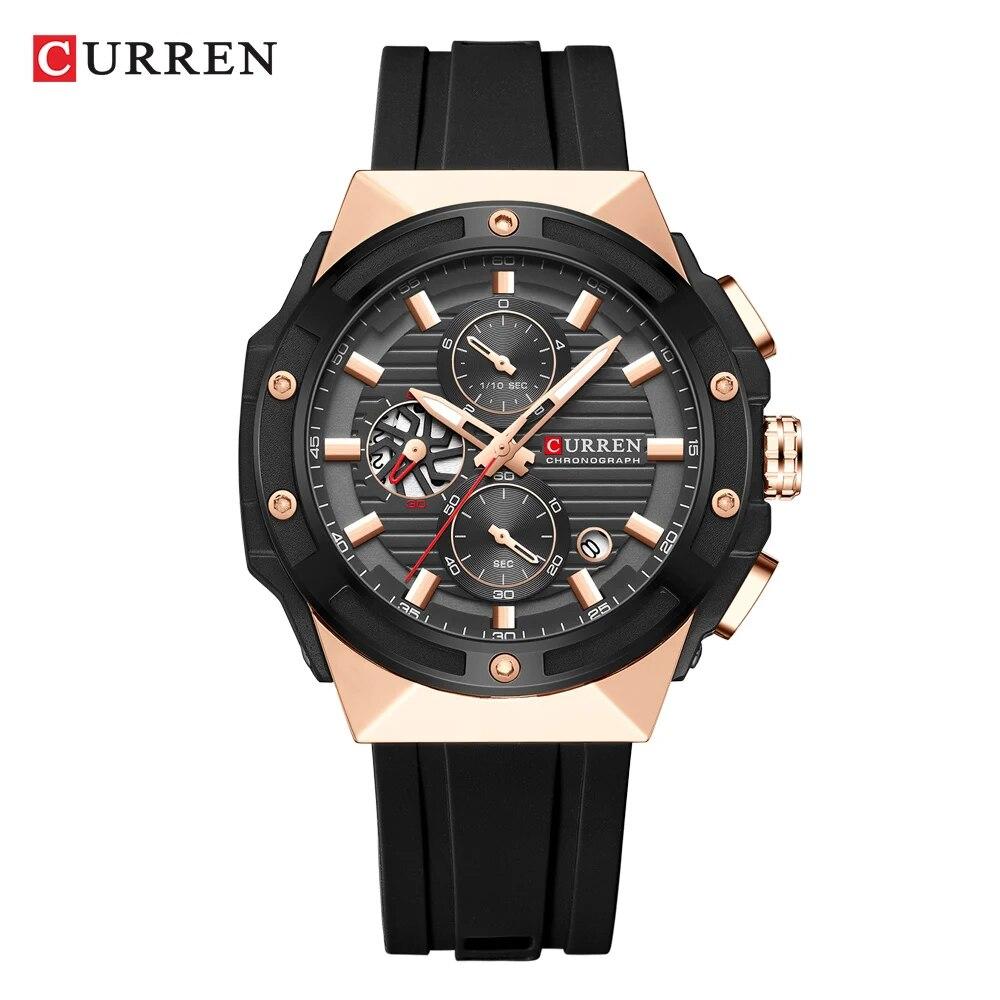 CURREN Men Watch Top Brand Luxury Waterproof Quartz Watches For Men Sport Chronograph Wristwatch Men Clock