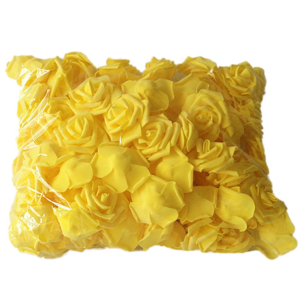 100 шт. 7 см букет искусственных цветов из пеноматериала в нескольких цветах для свадеб и декора своими руками