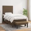 3136408 vidaXL Divan Bed with Mattress Dark Brown 90x200 Cm