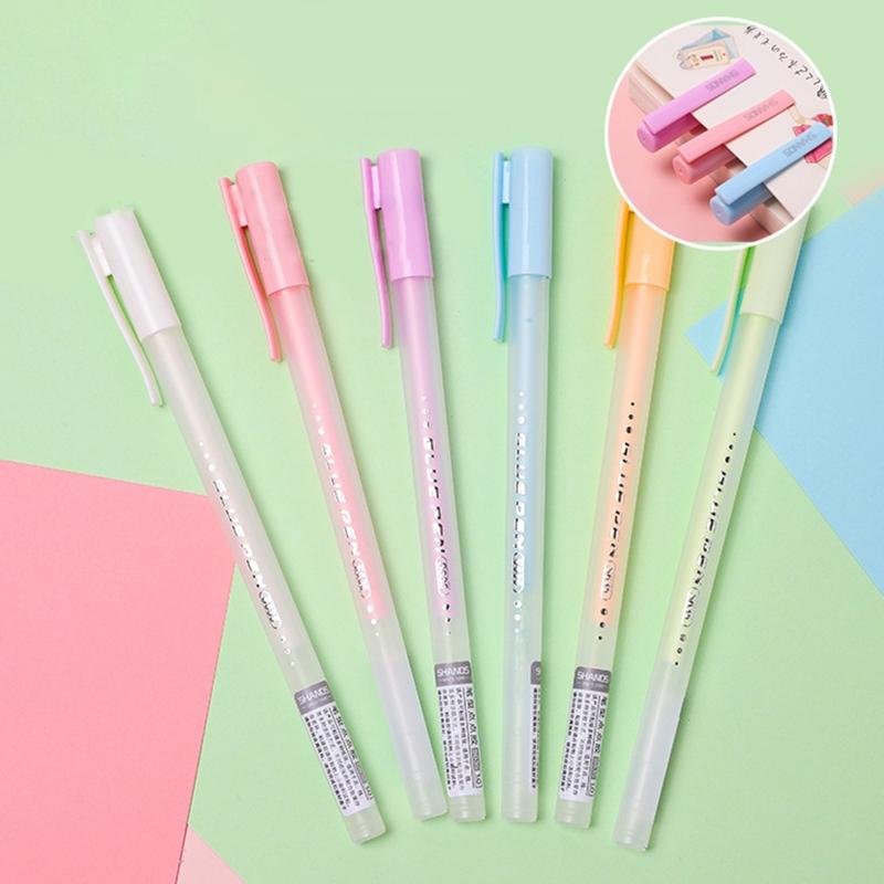 Portable Adhesive Glue Stick Pen 1.0mm Tip for Child Students DIY Lover Artist